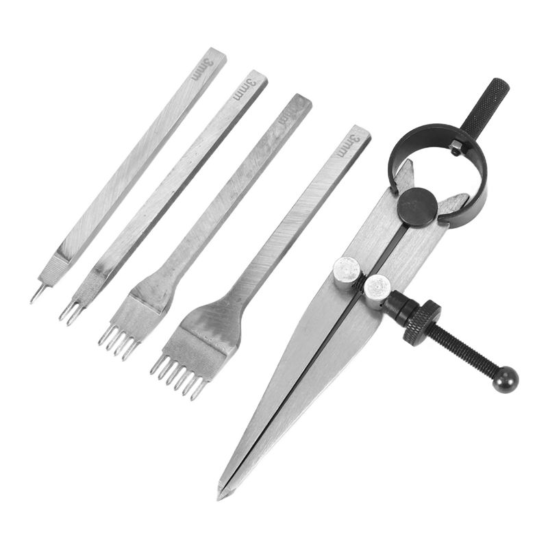 Wing Divider Stitch - [NEW!A93G】 Leather Chisel Set, Prong Diamond