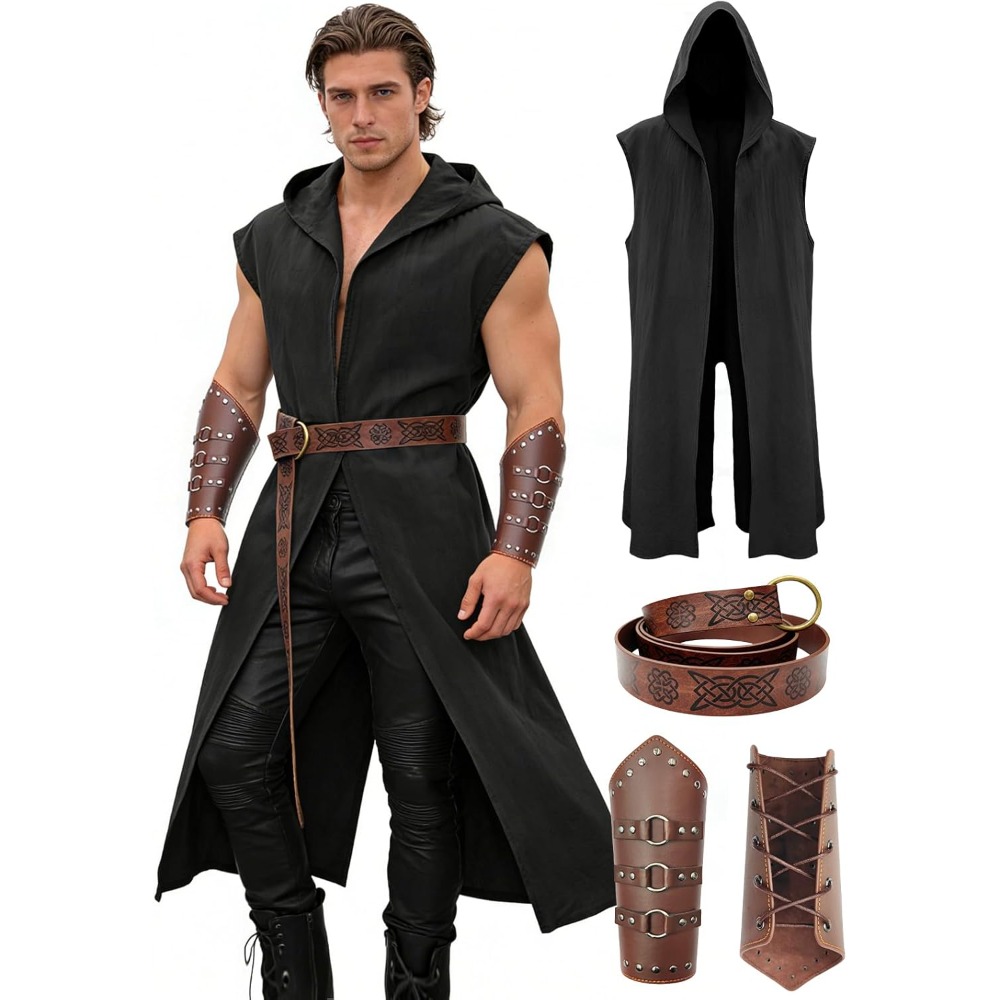 Leatherwork Fasteners - Men’s Renaissance Costume Set – Medieval/Renaissance