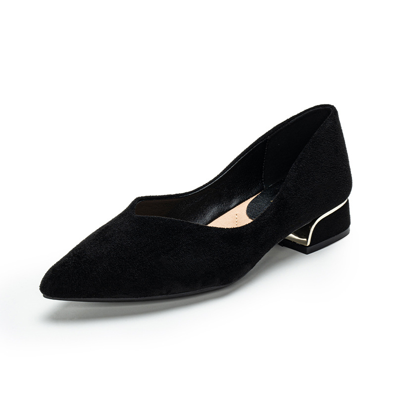 Women's Pointed Toe Simple Chu - огляд і ціна Leather Work Heels