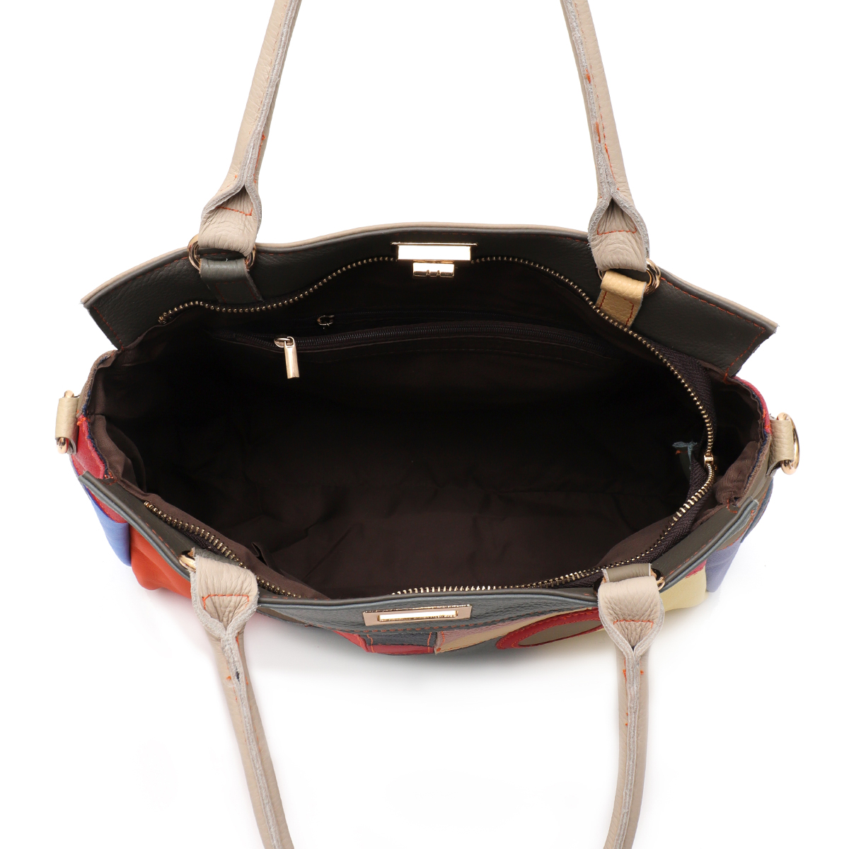SC Chic Colorful Real Leather  - огляд і ціна Leather Work Handbags For Women