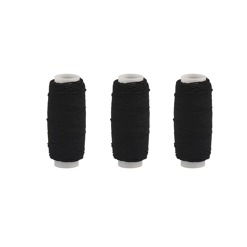 20m Black White  Elastic Threa - огляд і ціна Waxed Thread Linen