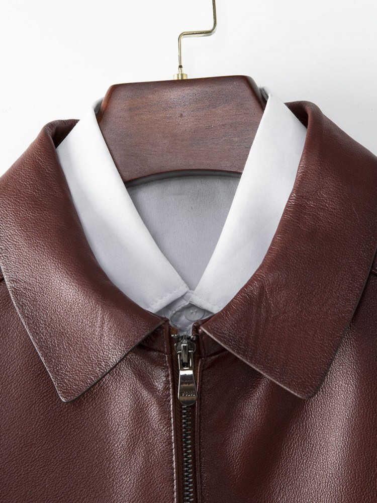 Mens Business Casual Work Cowh - огляд і ціна Leather Work Jacket Mens