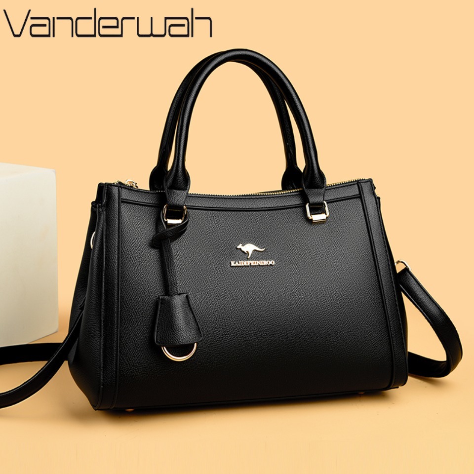 Kangaroo Brand Soft Pu Leather - огляд і ціна Leather Work Handbags For Women