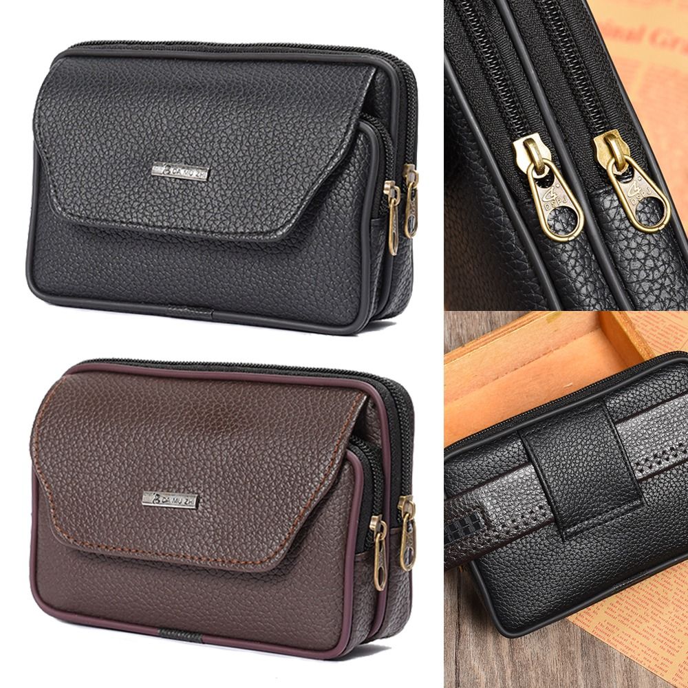 Casual PU Leather Men Waist Ba - огляд і ціна Leatherwork Fasteners