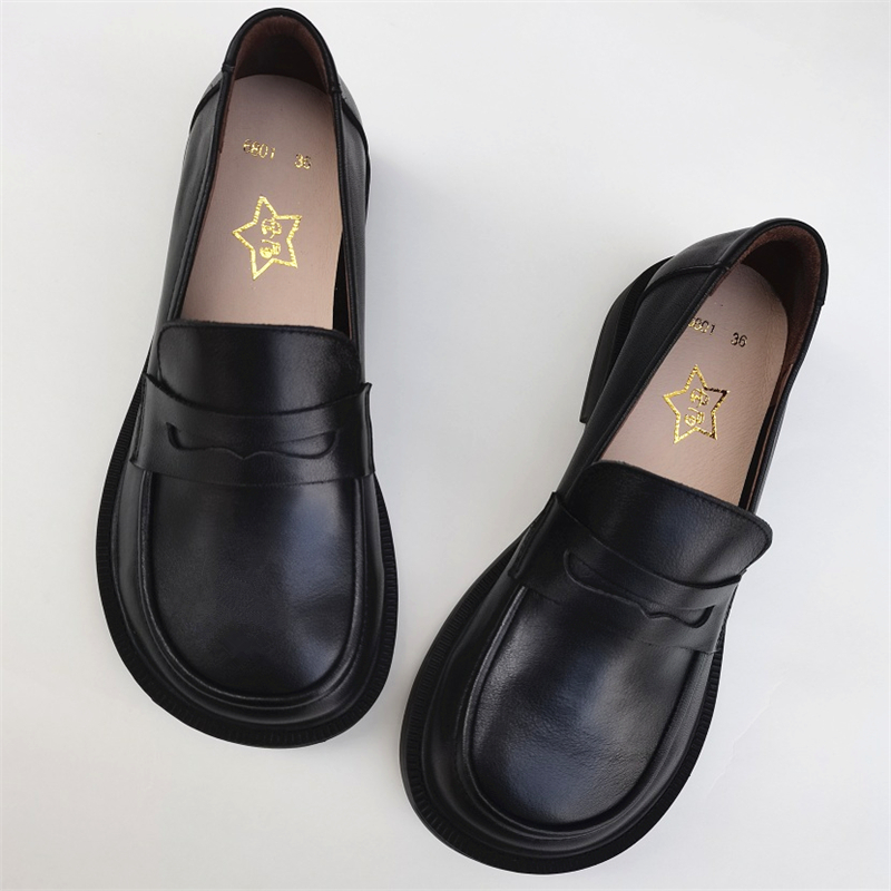 Careaymade-Women's Casual Shoe - огляд і ціна Leather Work Heels