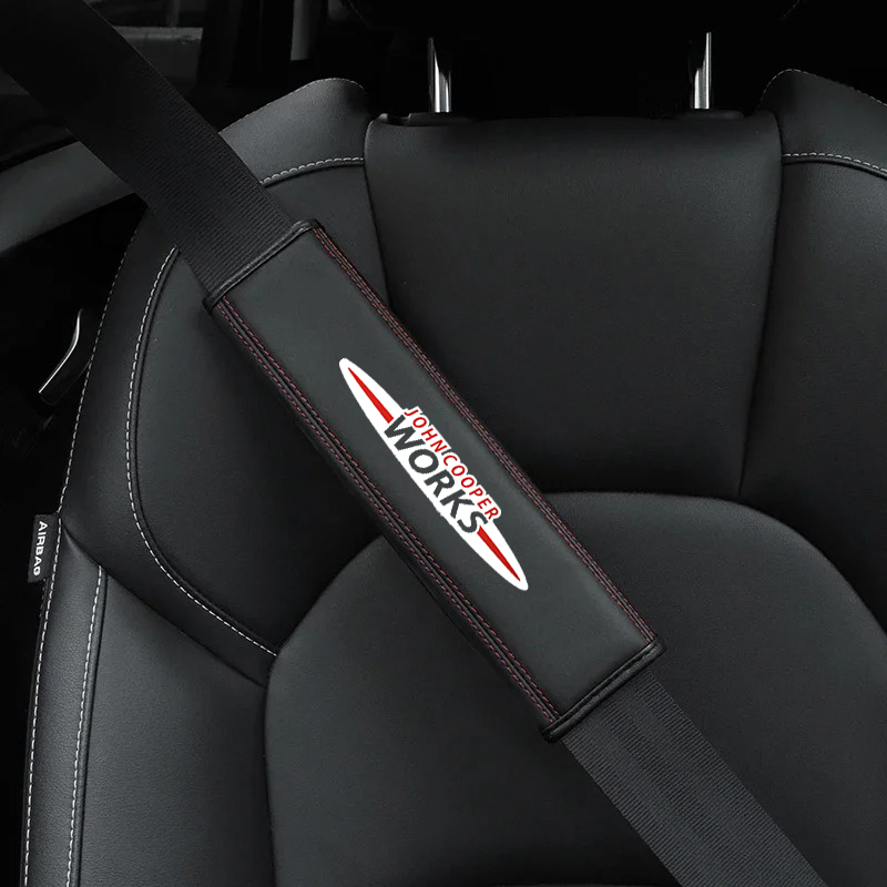 2pcs Car seat belt Nappa leath - огляд і ціна Leather Works Near Me