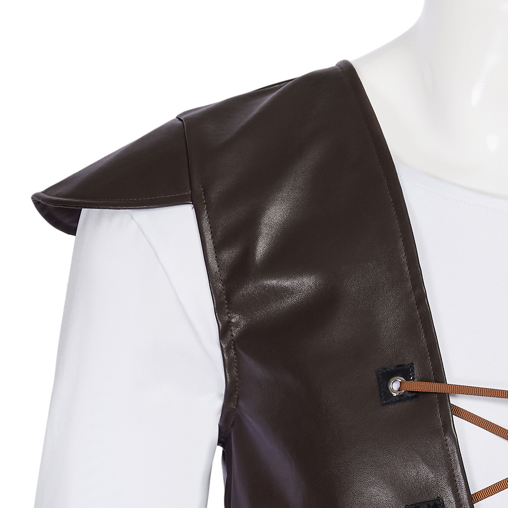 Shrek Cosplay Costumes Green H - огляд і ціна Leather Work Vest