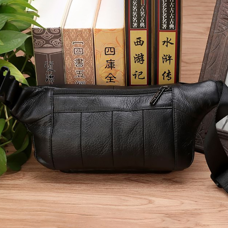 Men Waist Fanny Bags Sling Che - огляд і ціна Leatherwork Fasteners