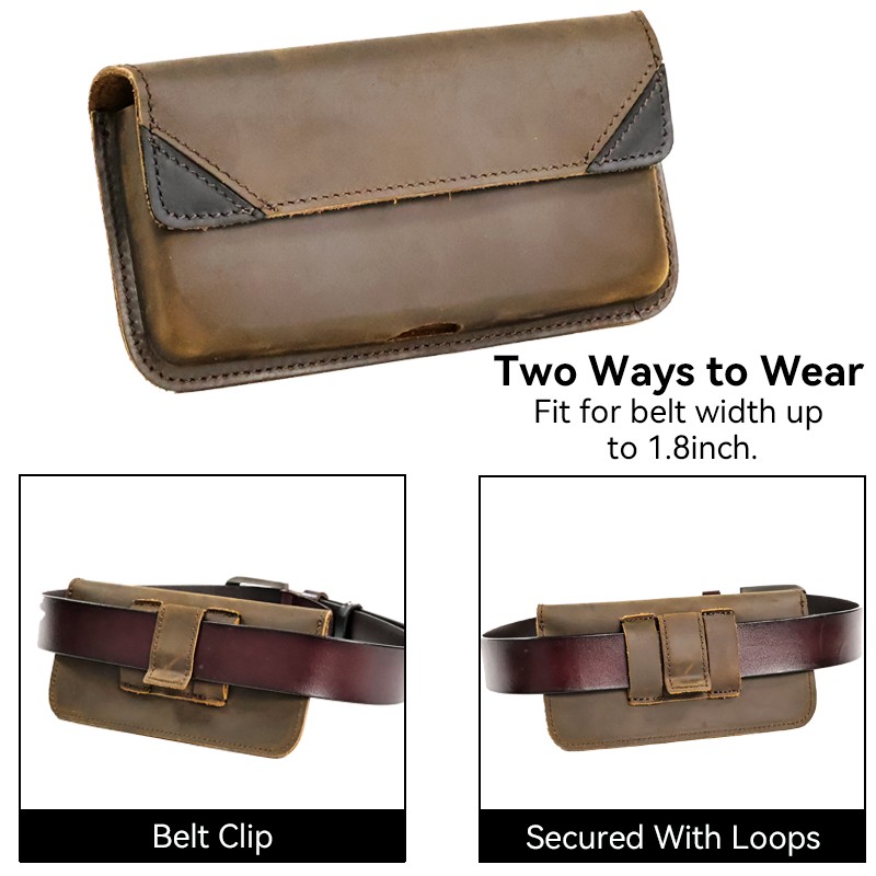 Genuine Leather Waist Bag for  - огляд і ціна Leatherwork Fasteners