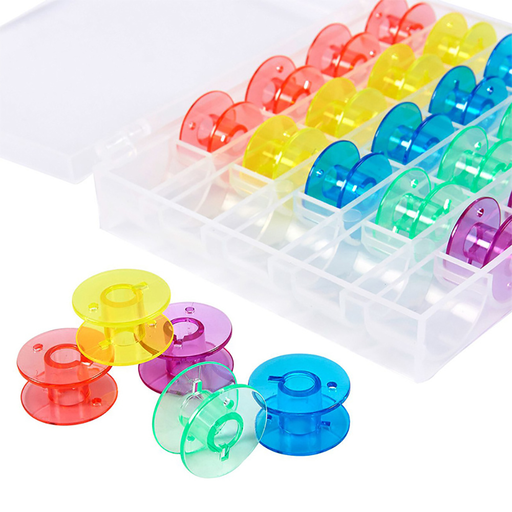25Pcs/Set Plastic Threads Bobb - огляд і ціна Waxed Thread Linen