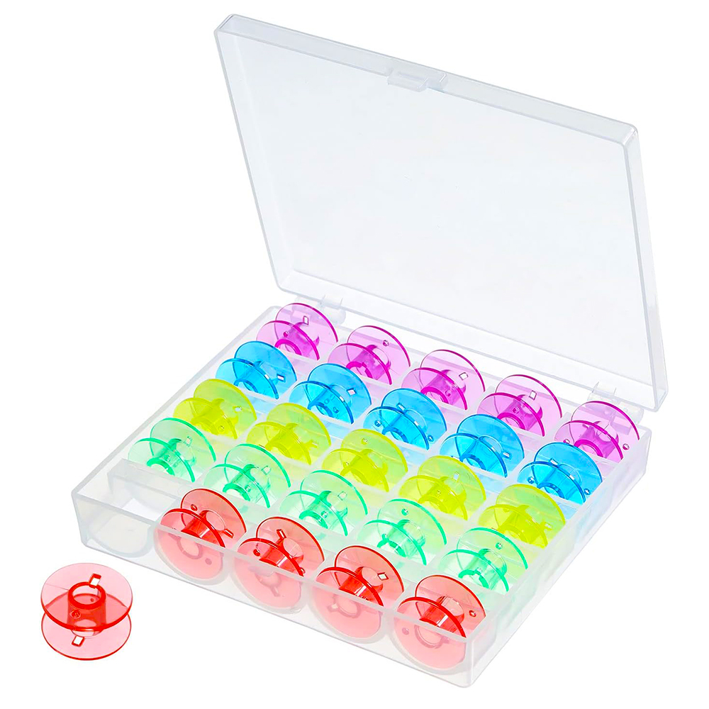 25Pcs/Set Plastic Threads Bobb - огляд і ціна Waxed Thread Linen