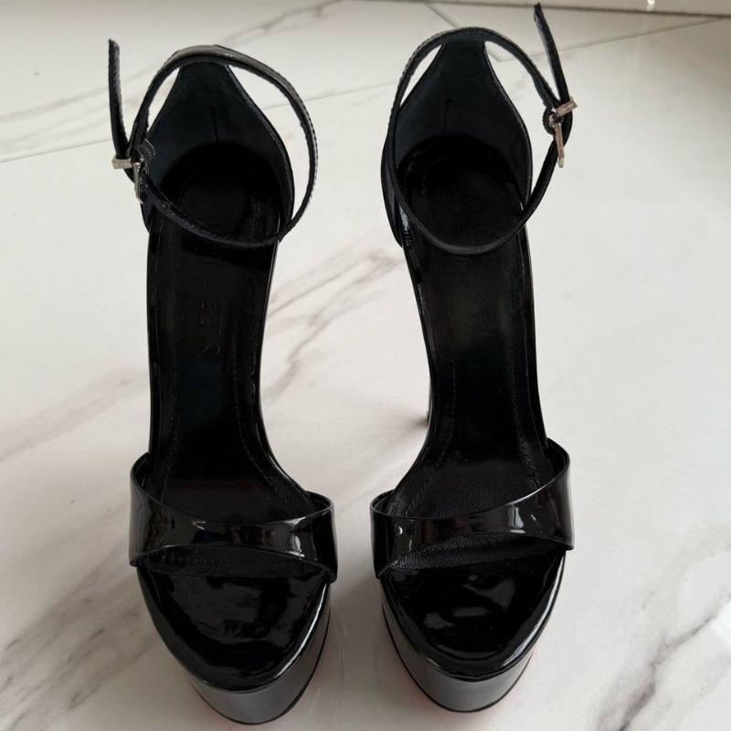 Women Summer High Heeled Sanda - огляд і ціна Leather Work Heels