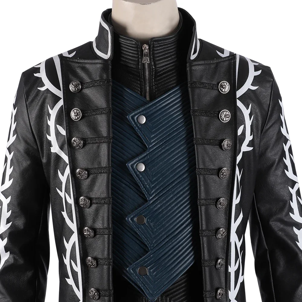Game DMC 5 Vergil Cosplay Cost - огляд і ціна Leather Work Vest