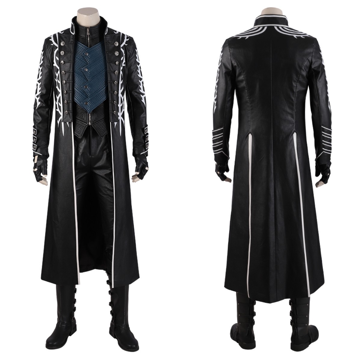 Game DMC 5 Vergil Cosplay Cost - огляд і ціна Leather Work Vest
