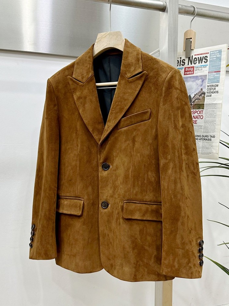 Vintage Suede Sheepskin Elegan - огляд і ціна Leather Work Jacket Mens