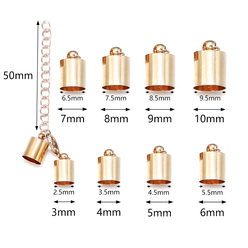 10Sets Leather Cord End Caps W - огляд і ціна Leatherwork Beginner