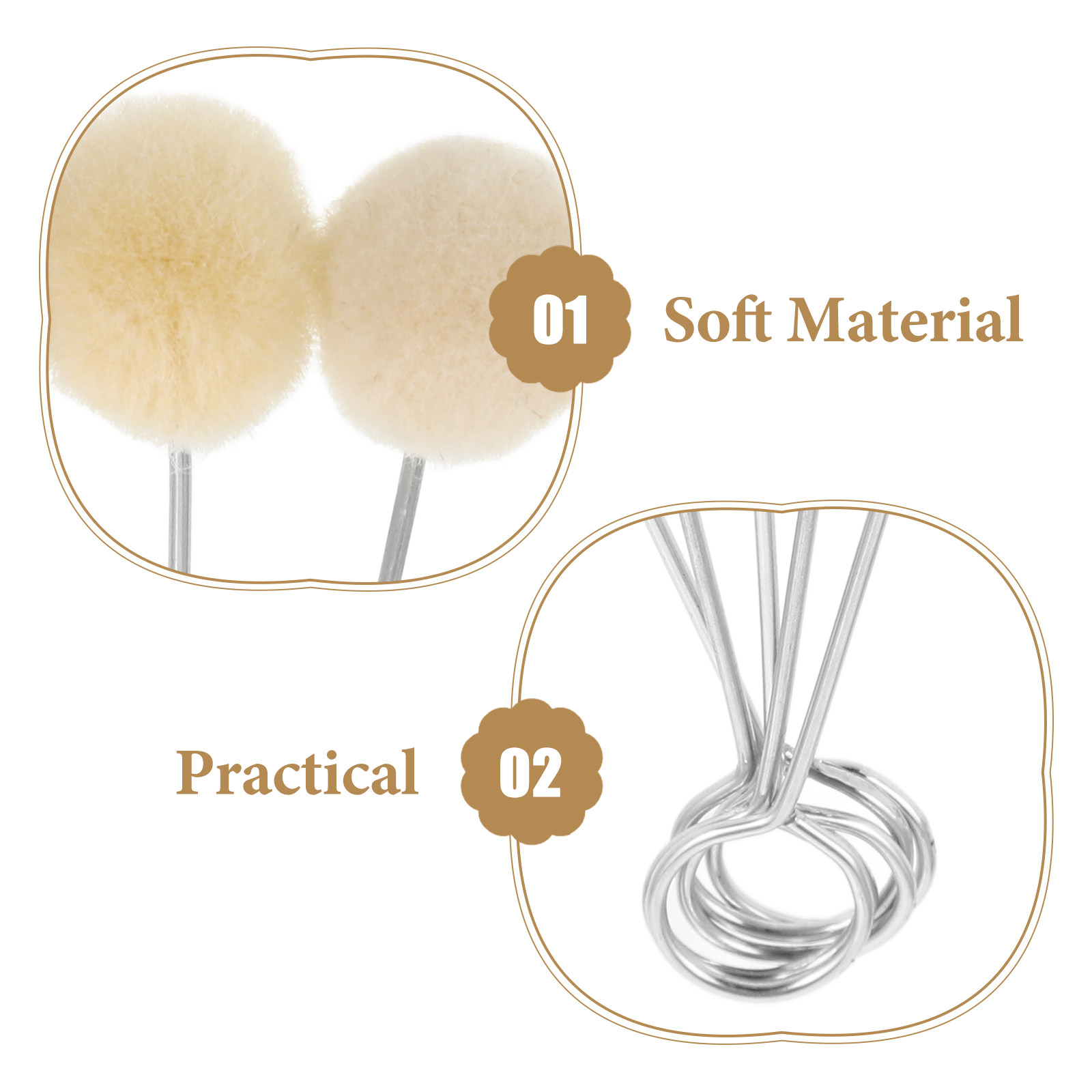 10Pcs Dye Applicator Wool Daub - огляд і ціна Leatherwork Art