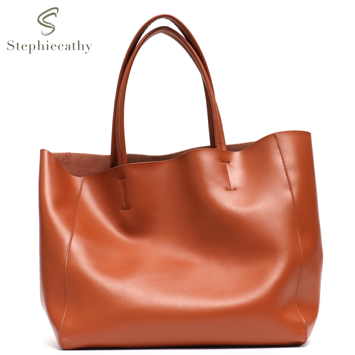 Minimalist Big Tote Bag Women  - огляд і ціна Leather Work Handbags For Women