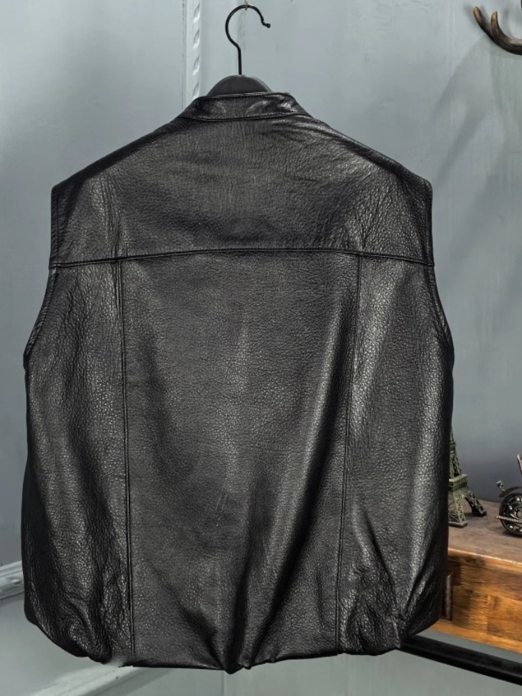 Autumn Fashion Natural Sheepsk - огляд і ціна Leather Work Vest