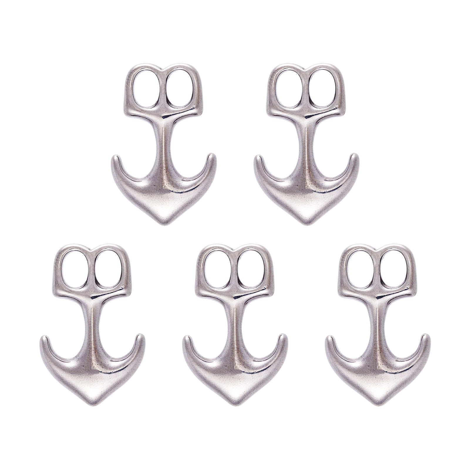 5pcs Anchor Hook Clasps 304 St - огляд і ціна Leatherwork Beginner