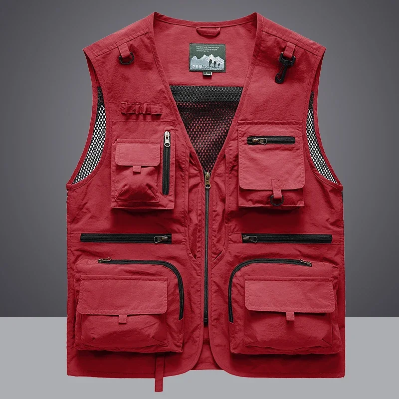 Summer Men Unloading  Vest Coa - огляд і ціна Leather Work Vest