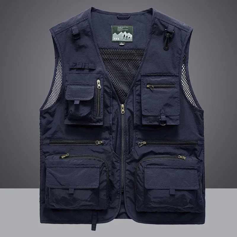 Summer Men Unloading  Vest Coa - огляд і ціна Leather Work Vest