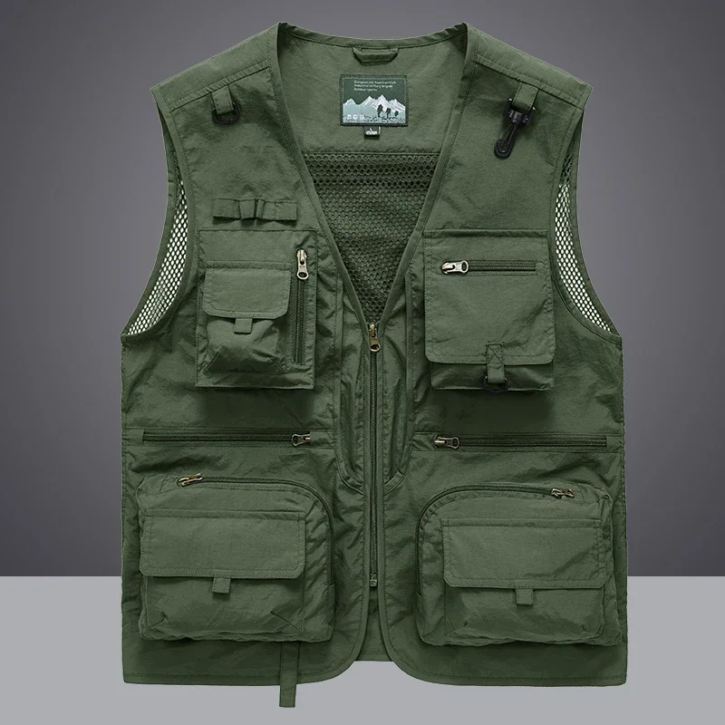 Summer Men Unloading  Vest Coa - огляд і ціна Leather Work Vest