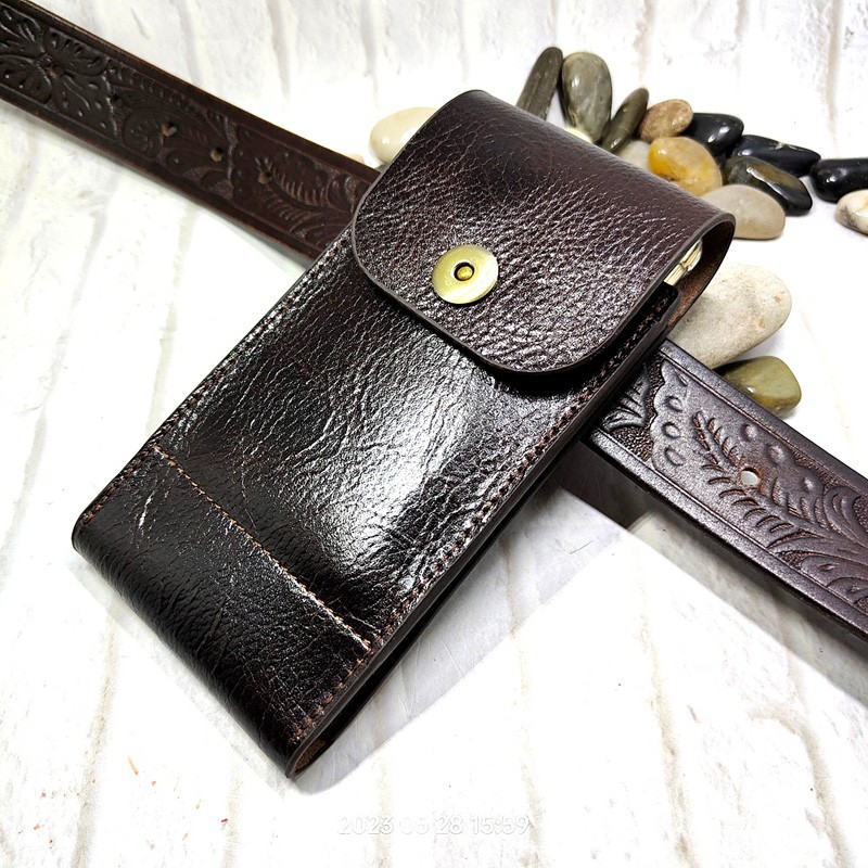 Mobile Phone Waist Bag Holster - огляд і ціна Leatherwork Fasteners