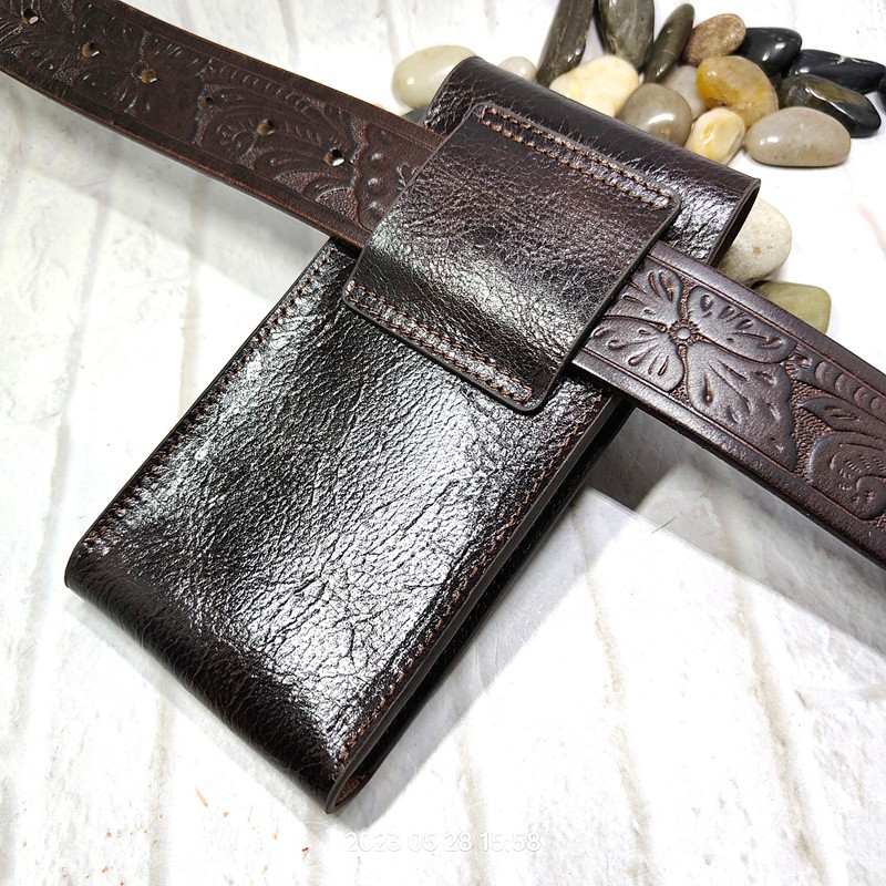 Mobile Phone Waist Bag Holster - огляд і ціна Leatherwork Fasteners
