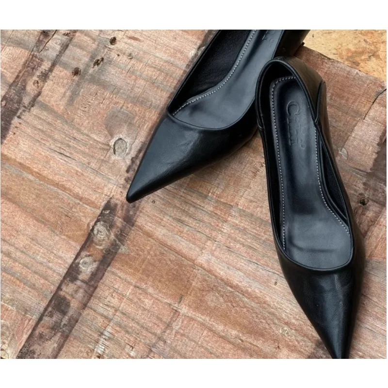 2024 Women Sexy High Heels Bur - огляд і ціна Leather Work Heels