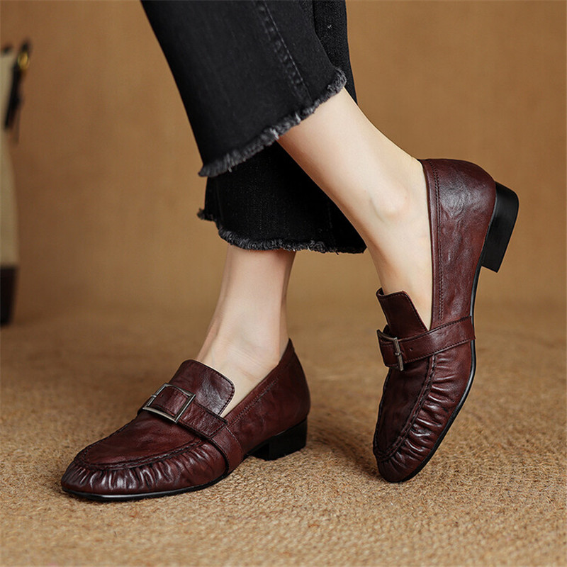 New Autumn Genuine Leather Wom - огляд і ціна Leather Work Heels
