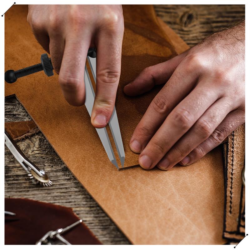 Leather Chisel Set, Prong Diam - огляд і ціна Wing Divider Stitch