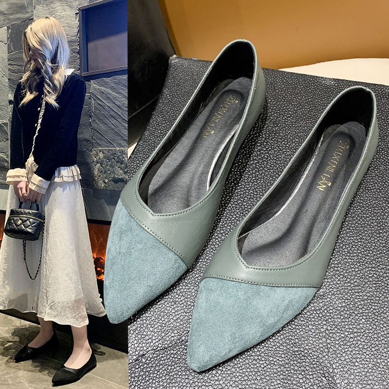 Flat black leather shoes for w - огляд і ціна Leather Work Heels