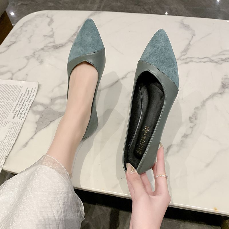 Flat black leather shoes for w - огляд і ціна Leather Work Heels
