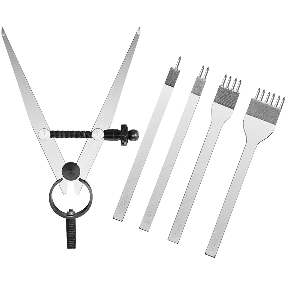 Leather Chisel Set, Prong Diam - огляд і ціна Wing Divider Stitch