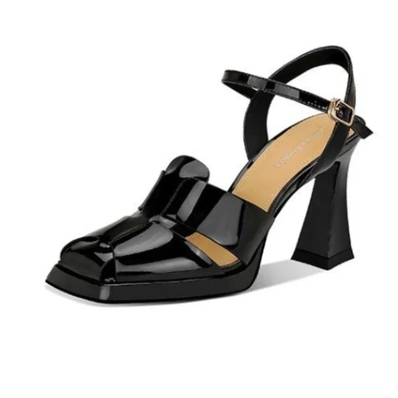 Women's High Heel Sandals Fash - огляд і ціна Leather Work Heels