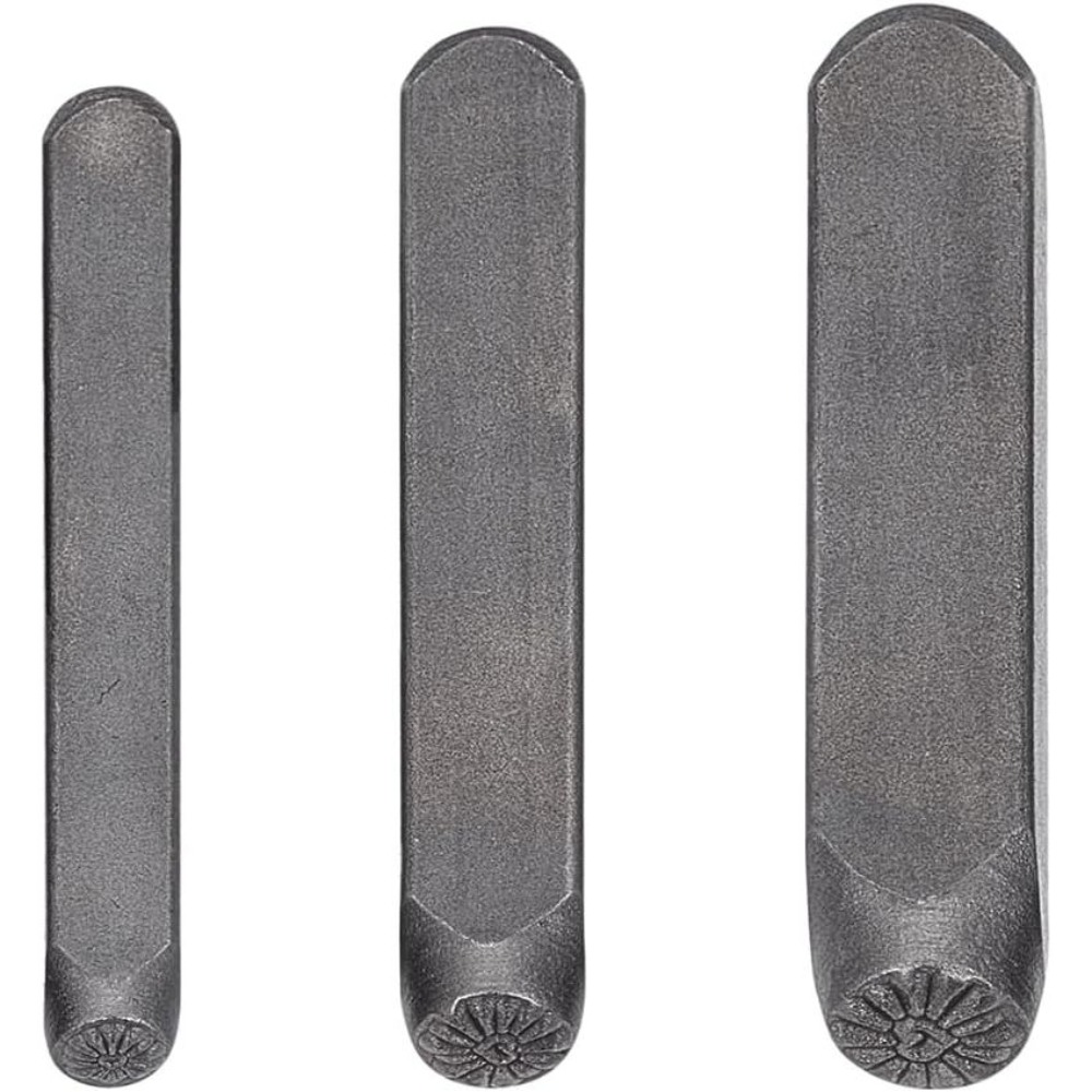 3Pcs Metal Punch Stamp Heart M - огляд і ціна Leatherwork Art
