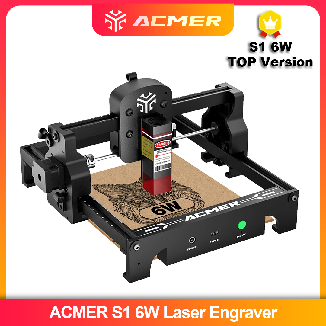 ACMER S1 2.5/3.5/6W Laser Engr - огляд і ціна Leatherwork Machine