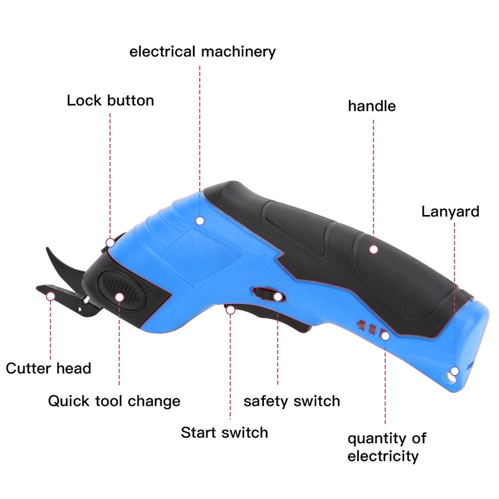 3.6V Electric Scissors Fabric  - огляд і ціна Leatherwork Machine