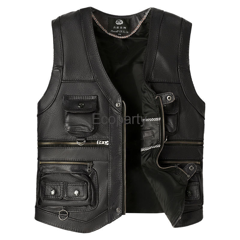 2024 Autumn Winter Leather Ves - огляд і ціна Leather Work Vest