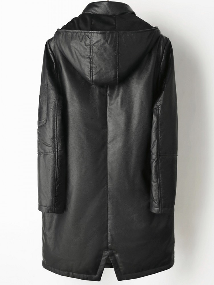 Winter Men Warm Cowhide Genuin - огляд і ціна Leather Work Jacket Mens