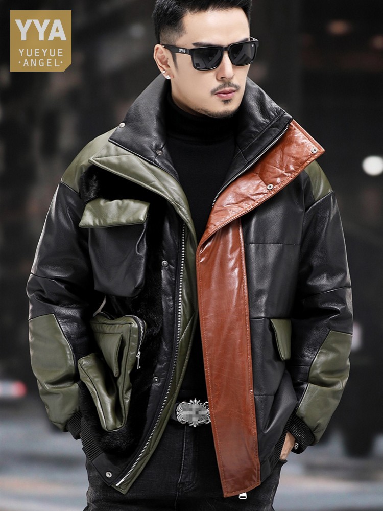 Big Pockets Work Down Jacket M - огляд і ціна Leather Work Jacket Mens