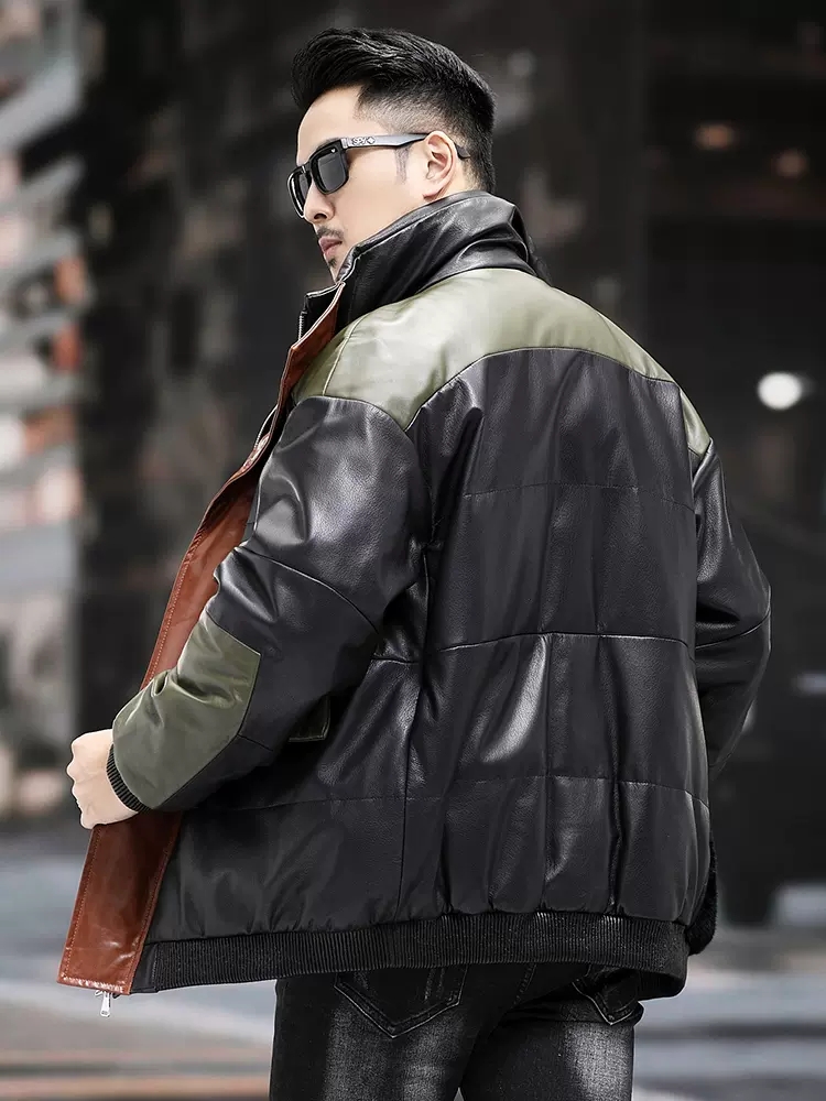 Big Pockets Work Down Jacket M - огляд і ціна Leather Work Jacket Mens