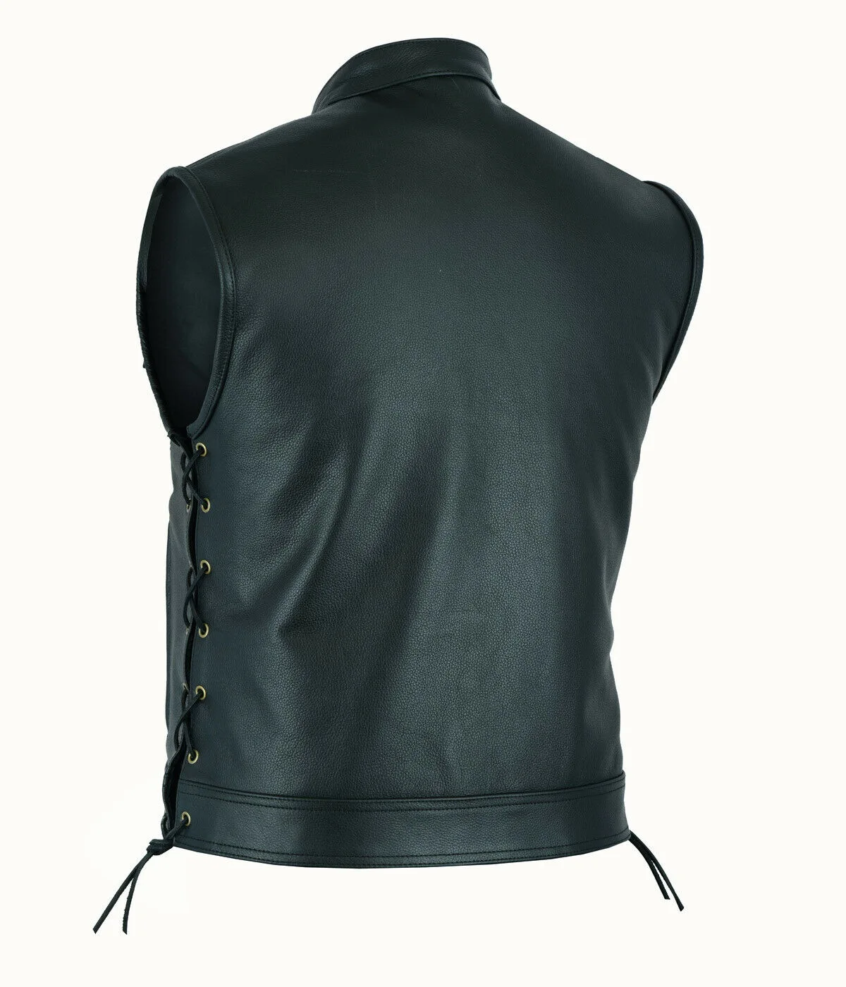 Vest Leather Punk Fashion Casu - огляд і ціна Leather Work Vest