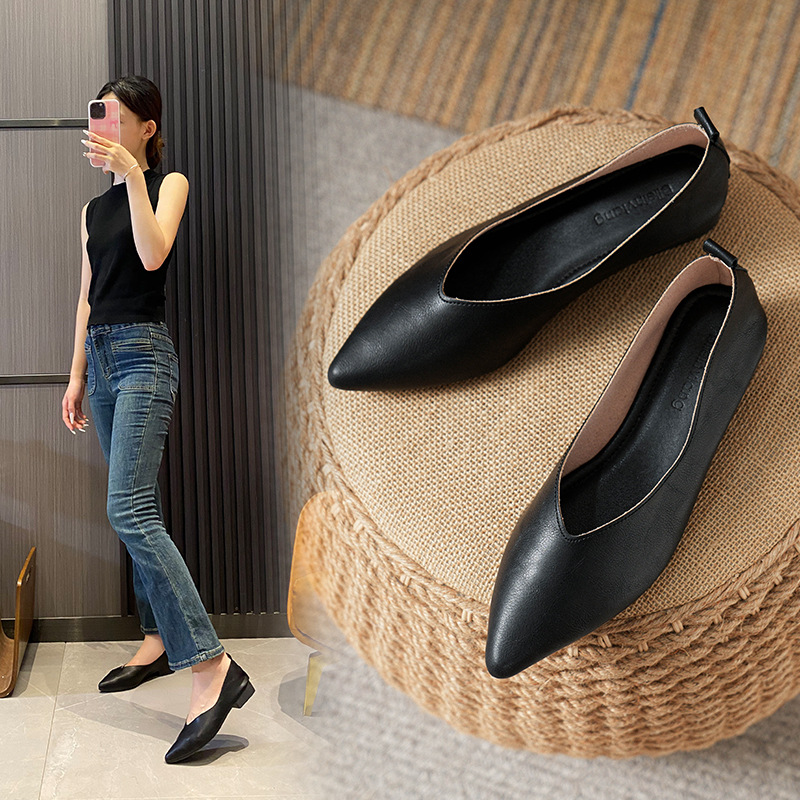Spring and Autumn Fashion New  - огляд і ціна Leather Work Heels