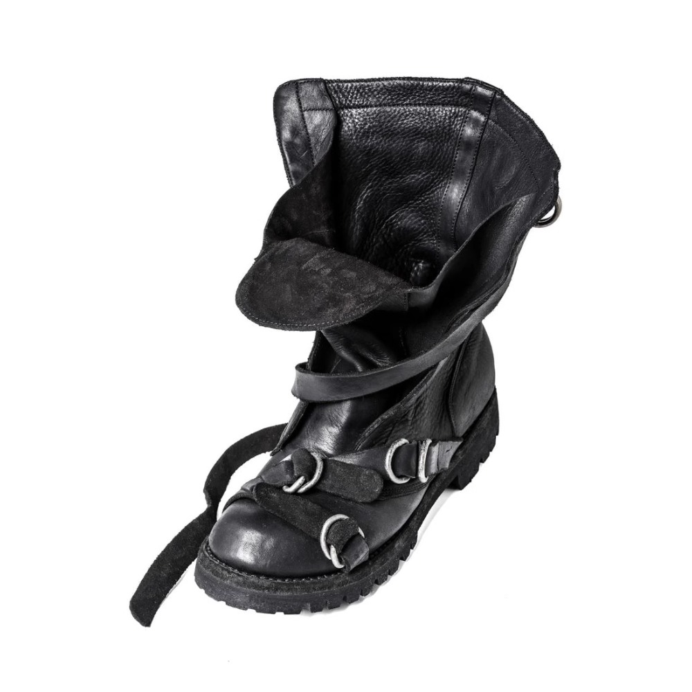 Men's Leather Motorcycle Boots - огляд і ціна Leatherwork Fasteners