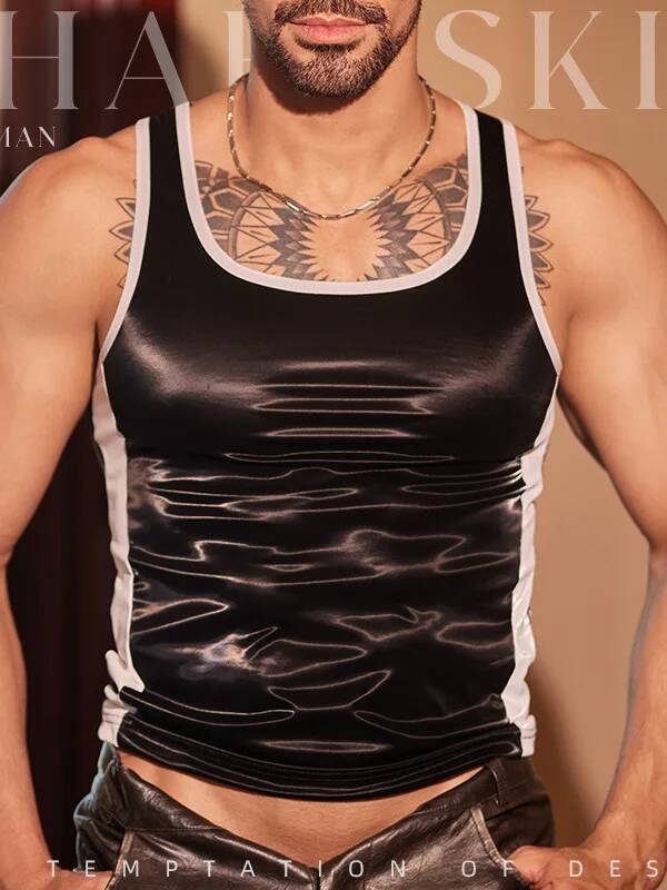 Sports Vest Men's Tight-Fittin - огляд і ціна Leather Work Vest